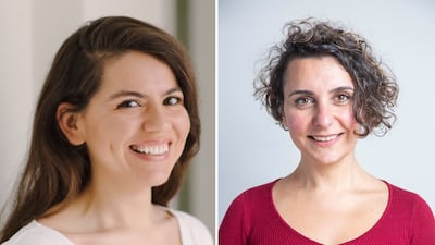 Taghrid Choucair-Vizoso, left, and Alia Alzougbi. Courtesy Shubbak