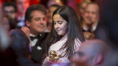 afar Panahi’s niece Hana Saeidi accepted the award on his behalf. Reuters