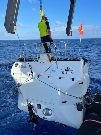 Hamish Harding used the 'Limiting Factor' vessel on his journey to the bottom of the ocean. Courtesy: Nick Verola