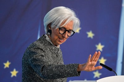 ECB President Christine Lagarde. Reuters