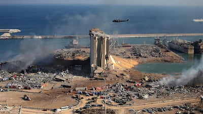 The 2020 Beirut port blast killed more than 200 people and injured thousands. AFP