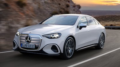 The Mercedes C-Class Electric is set to go on sale in the UAE in December. Photo: Mercedes