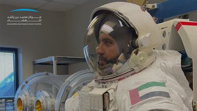 Mohammed Al Mulla, 34, was seen in an extravehicular mobility unit – suits astronauts wear during a spacewalk – in photos he published on his Twitter account on Saturday.