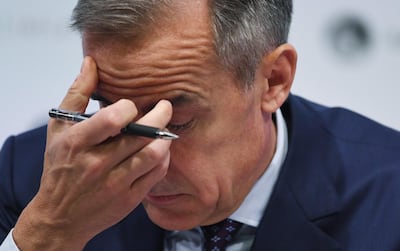 Governor of the Bank of England Mark Carney. EPA