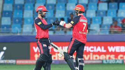 Rohan Mustafa and Sam Billings of Desert Vipers.