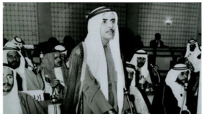 Abdulrahman Bukhatir during a session at the Federal National Council. Photo: Sharjah Cricket