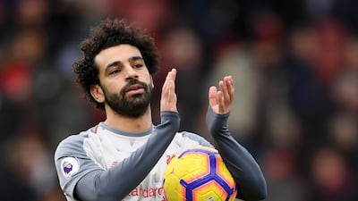 Salah is now the Premier League's top scorer this season. Getty Images