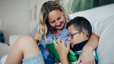 A video helpline has been launched by Dubai's Community Development Authority to assist people with hearing and speech problems to report cases of abuse or neglect. Caregivers, family and the public can also use the service. Courtesy: Getty Images