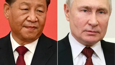 Russia's President Vladimir Putin told Chinese President Xi Jinping that ties between the countries are 'the best in history'. AFP