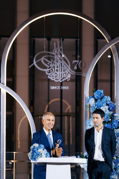 Patrick and Michael Chalhoub at the group's 70th anniversary event in November 2025. Photo: Chalhoub