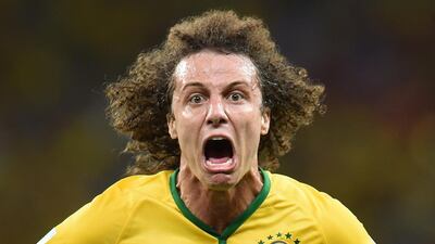 David Luiz is an FA Cup, Uefa Champions League, and Europa League winner at Chelsea but is yet to win the Premier League. Vanderlei Almeida / AFP