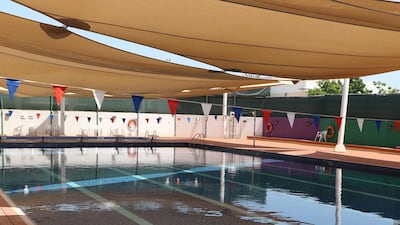 Lane markings will help pupils avoid coming in close contact with each other. Courtesy: Jumeira Baccalaureate School