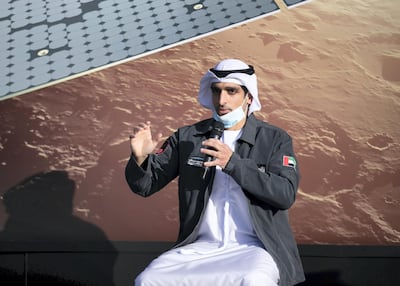 Omran Sharaf, director of UAE Mars Mission, is feeling anxious but confident about orbit entry attempt. Reem Mohammed / The National Reporter