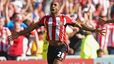Jermain Defoe scored his third goal since joining Sunderland in January. Getty Images
