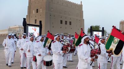Police marching bands, a horse parade and vintage patrol cars welcomed officers, their families and visitors on the first day of the Al Murabba Heritage Festival on Thursday.