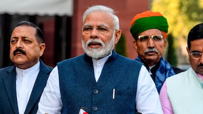 India is seeking $6 billion in loans to deal with the coronavirus crisis. / AFP / Prakash SINGH