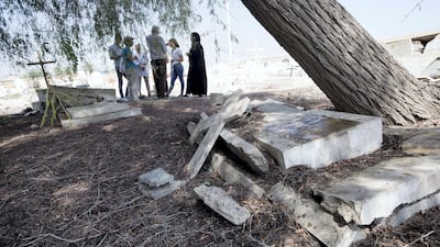 Dr Athol Yates, of Khalifa University, is leading efforts to compile a database of those laid to rest at the cemetery.