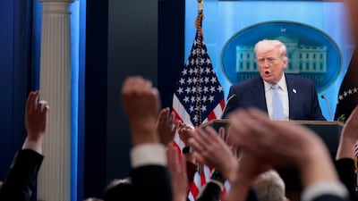 US President Donald Trump announced that the Iranians and Americans had found a 'workable basis on which to negotiate'. File photo