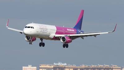 Hungarian low-cost airline Wizz Air. Getty Images