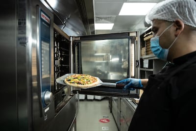 A Pizza Express pie will taste the same even if it is cooked in a ghost kitchen. Photo: Kitopi