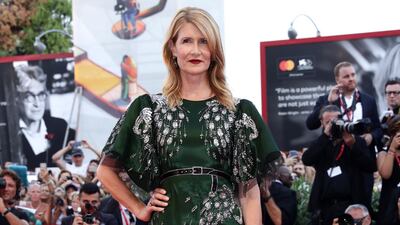 Laura Dern in Gucci at the 'Marriage Story' screening during during the 76th Venice Film Festival on August 29, 2019. Getty Images