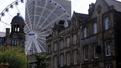 6th busiest destination: Manchester. AFP PHOTO/PATRIK STOLLARZ