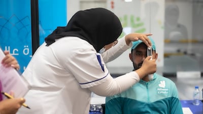 Dubai Healthcare City (DHCC) has organised the first periodic health check for delivery riders as part of its Riders' Corner initiative. Photo: DHCC