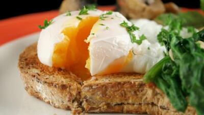 Poaching is a great way to cook eggs as you don’t add any fat, but they can be tricky to get right. iStockphoto