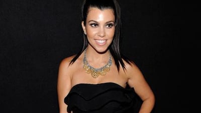 Kourtney Kardashian has refuted claims that she only gained 12kg while pregnant and lost it in a short period of time. Evan Agostini / AP Photo