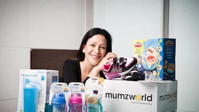 Mona Ataya, founder of Mumzworld, has secured $20 million in another round of funding to invest in regional expansion. Siddharth Siva for The National