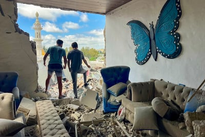 The aftermath of strikes on Tyre, southern Lebanon. EPA