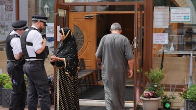 British Muslim communities are increasingly anxious after a rise in hate attacks. Getty Images