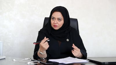 Khadija Mohammad Alaajil Al Tenaiji, manager of the Aman Shelter for Women and Children in Ras Al Khaimah. Pawan Singh / The National
