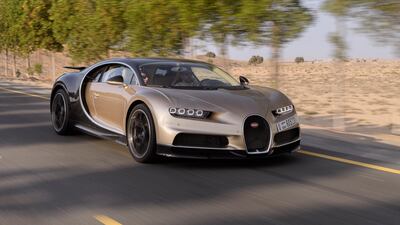 Le Mans winner Andy Wallace was The National's co-driver. Bugatti Automobiles SAS