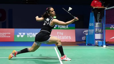 Saina Nehwal of India says injuries kept her from training the past three weeks but she did not want to miss the Dubai season finale. Marwan Naamani / AFP