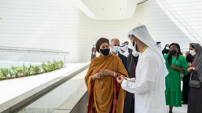 Amina Mohammed, Deputy Secretary-General of the United Nations and Chair of the United Nations Sustainable Development Group at Expo 2020 Dubai.