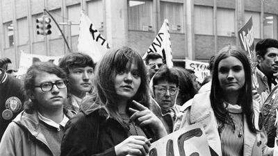Anti-war protesters in 1967. Michael Ochs Archives / Getty Images