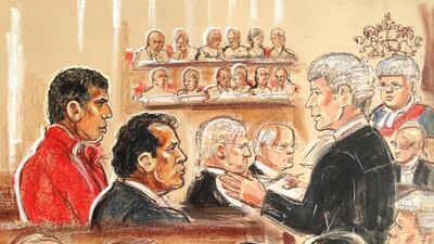 Readers say that a whole-life sentence is entirely appropriate for Philip Spence (in red) following his attack and attempted murder of three Emirati sisters. Priscilla Coleman / MB Media for The National