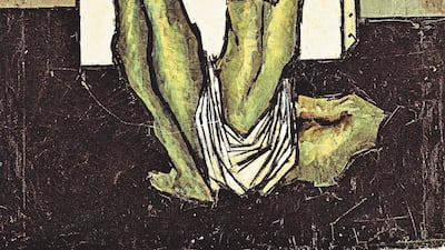'Lust for Life', 1.2 x 1.8 metres, oil on canvas, 1968, by Sadequain.