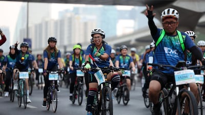 Cyclists of all ages and fitness abilities were welcomed to take part in the free-to-attend event