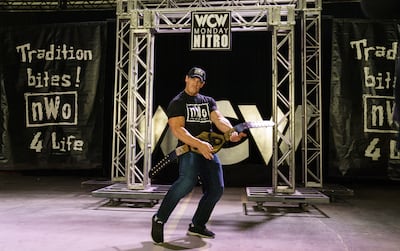 What John Cena would look like if he was in the NWO. Photo: WWE