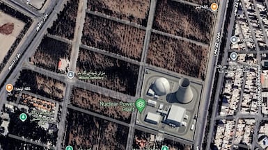 Henk Van Ess, an online research expert, raised concerns about Google Earth's new AI feature that allowed him to manipulate satellite images like this, where he was able to insert a nuclear reactor that doesn't exist. Photo: Henk Van Ess