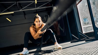 Hyrox is a fitness race that began in Germany in 2017. Getty Images