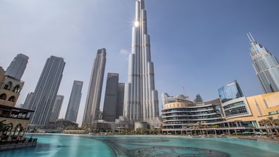 Average home prices in Burj Khalifa at the end of 2024 stood at Dh3,000 per square foot. Ruel Pableo for The National