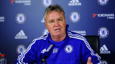 Interim Chelsea manager Guus Hiddink insists his team are the underdogs against Paris Saint Germain. Jordan Mansfield / Getty Images
