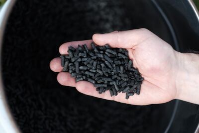 Biochar is a charcoal-like substance made by burning organic material from agricultural and forestry waste in a controlled process called pyrolysis. Photo: Black Bull Biochar