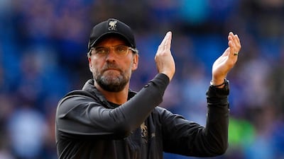 Jurgen Klopp is aiming to take the Premier League title race down to the last match of the season. EPA