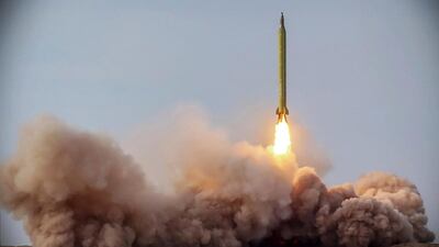 A missile is launched in a drill in Iran. Courtesy: Iranian Revolutionary Guard/Sepahnews via AP