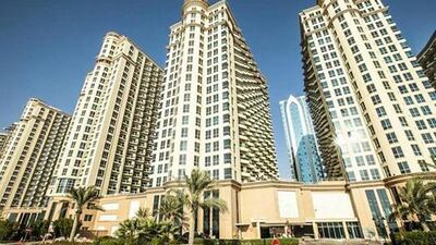 In Dubai Production City, apartment prices fell 16.4 per cent. courtesy of Tanami properties