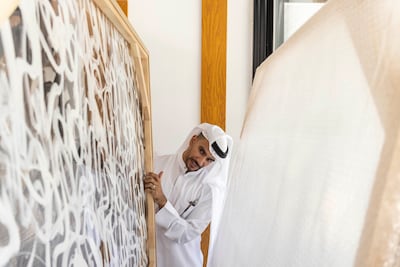 Al Haj's work is held by several esteemed institutions, including the Barjeel Art Foundation, the UAE Ministry of Culture, the Bvlgari Art Collection, as well as the private collection of UAE President Sheikh Mohamed. Antonie Robertson / The National
